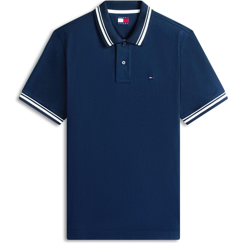 Tommy Jeans Tričko tmavomodrá / biela 67335362