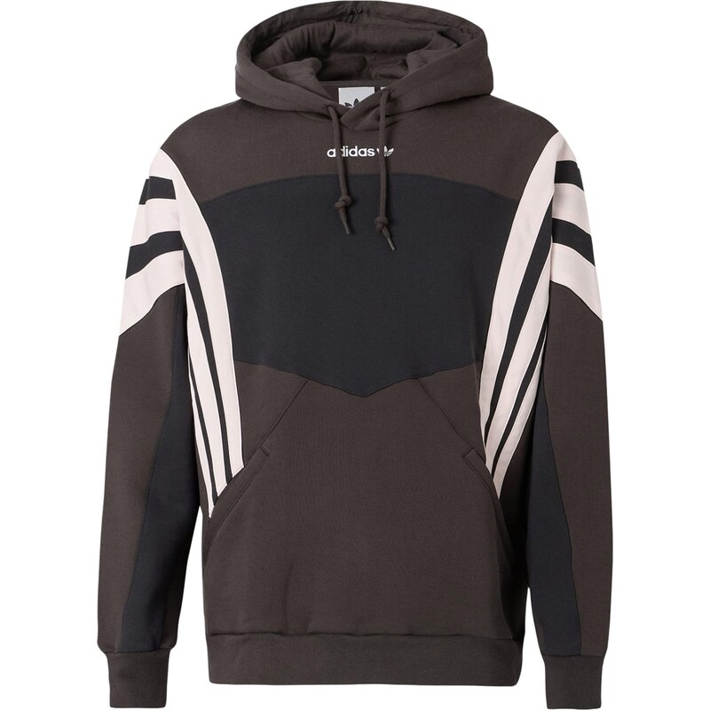 ADIDAS ORIGINALS Mikina SANTIAGO hnedá / čierna / biela 67335377
