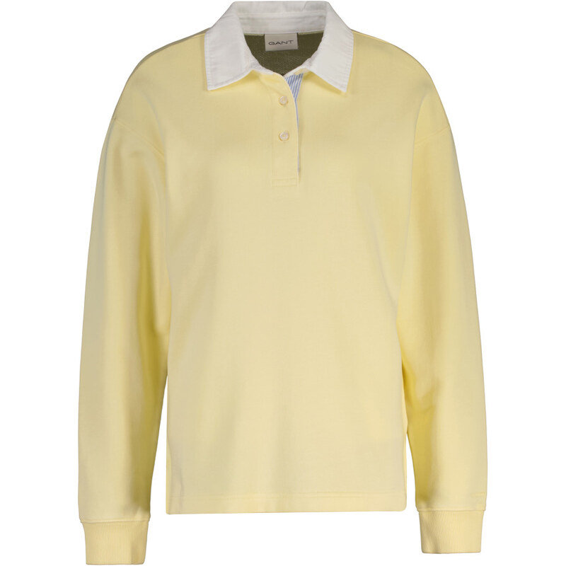 POLOKOŠEĽA GANT RUGGER SWEATSHIRT VANILLA YELLOW 67332211