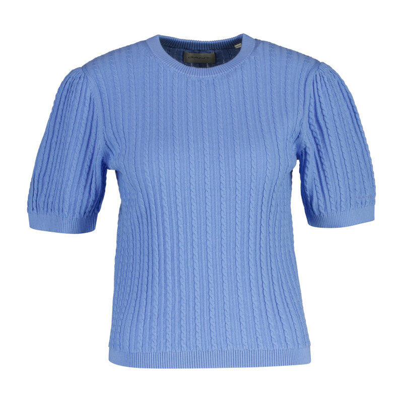 SVETER GANT COTTON CABLE C-NECK SS PALACE BLUE 67332222