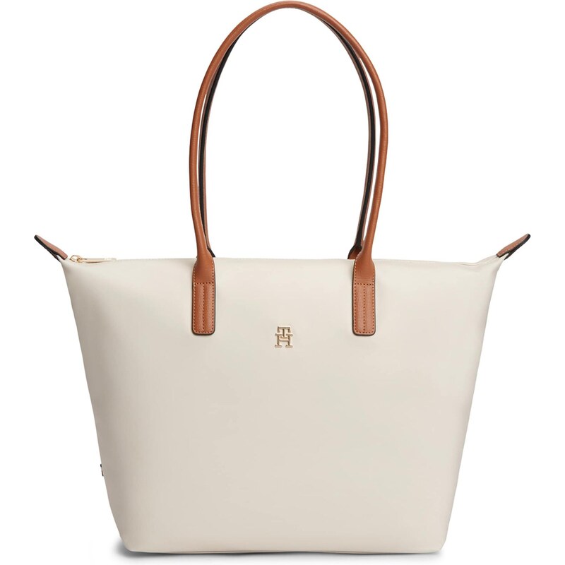 TOMMY HILFIGER Shopper Pepette krémová / koňaková 67335405