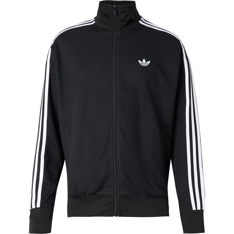 ADIDAS ORIGINALS Tepláková bunda Firebird Adicolor čierna / biela 67335441