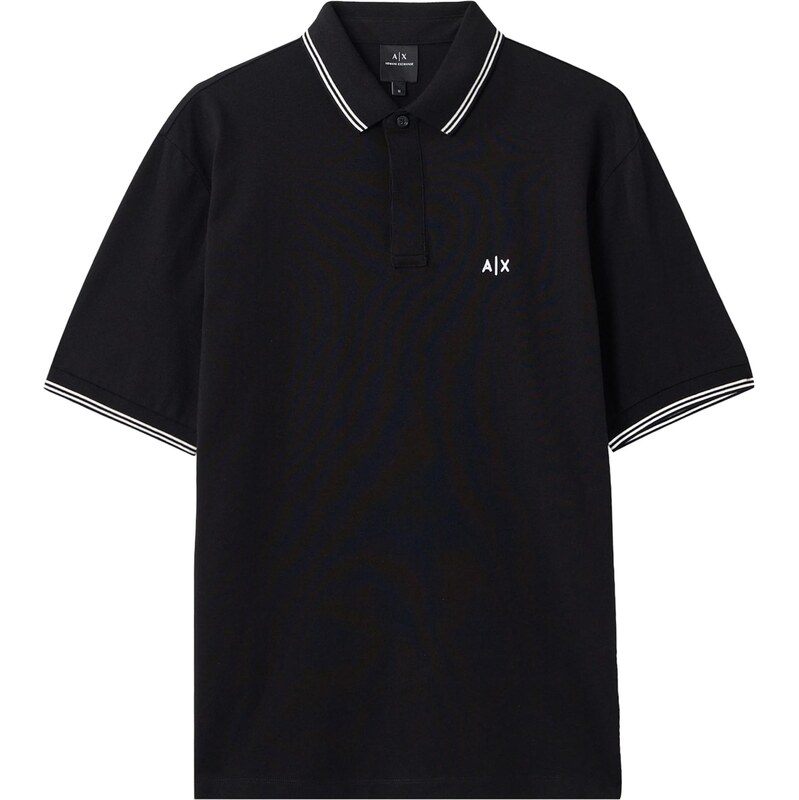 ARMANI EXCHANGE Tričko čierna / biela 67335484