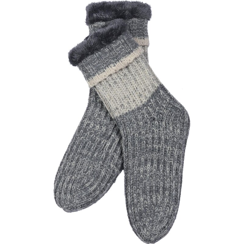 Bickley + Mictchell Amsterdam Ponožky tmavosivá / šedobiela 67335554