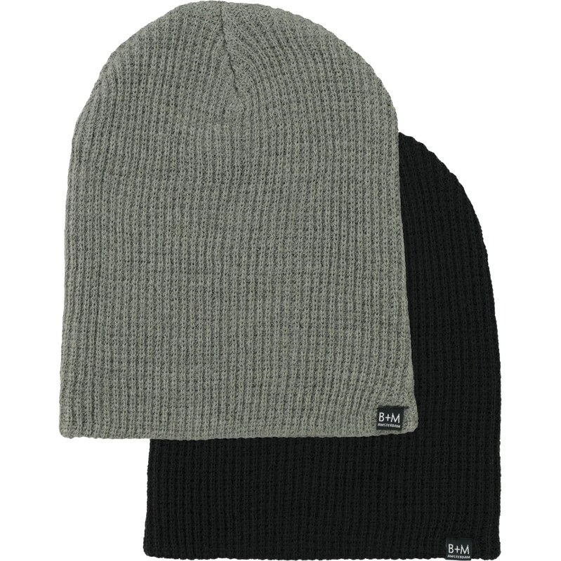 Bickley + Mitchell Amsterdam Čiapky sivá melírovaná / čierna 67335566