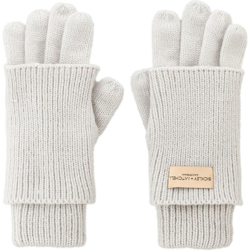 Bickley + Mitchell Amsterdam Prstové rukavice svetlosivá 67335567