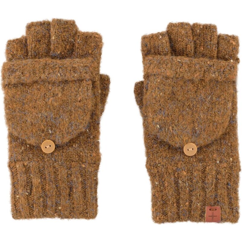 Bickley + Mitchell Amsterdam Rukavice bez prstov hnedá melírovaná 67335673