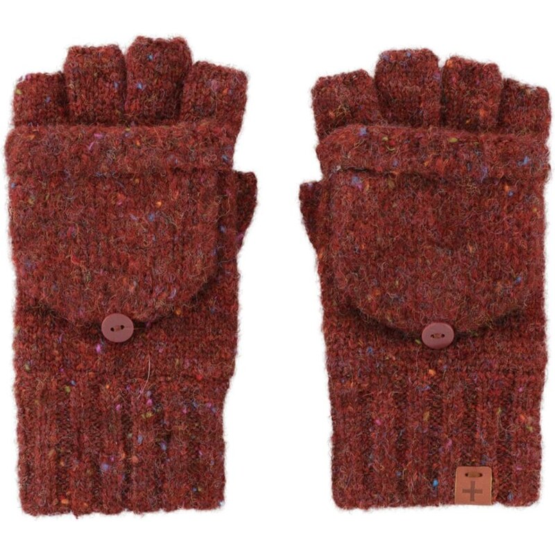 Bickley + Mitchell Amsterdam Rukavice bez prstov burgundská 67335721