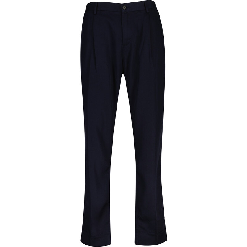 NOHAVICE GANT REG LYOCELL PANTS EVENING BLUE 67332200