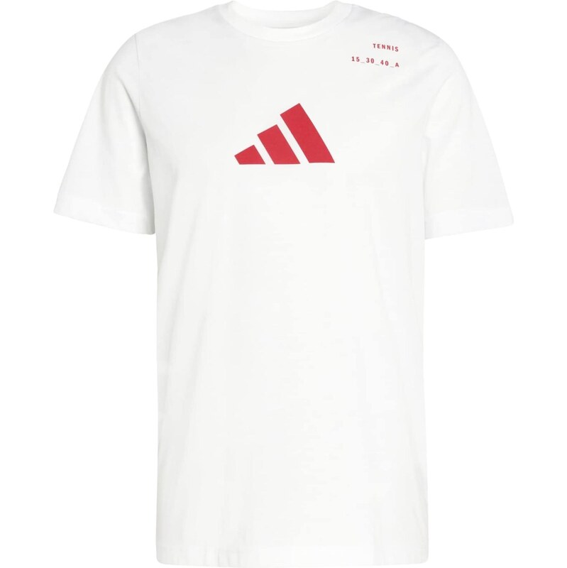 ADIDAS PERFORMANCE Funkčné tričko červená / biela 67335851
