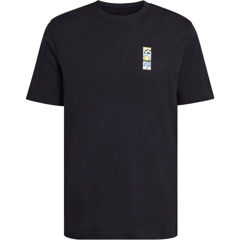 ADIDAS SPORTSWEAR Funkčné tričko M MOS POSTER T čierna / biela 67335897