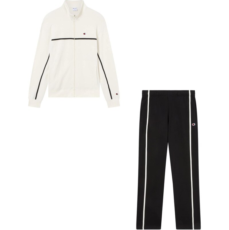 Champion Authentic Athletic Apparel Joggingová súprava čierna / biela 67335941