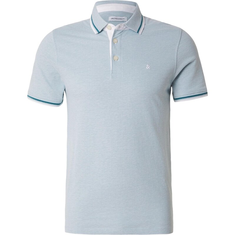 JACK & JONES Tričko JJEPAULOS mätová / biela 67335973