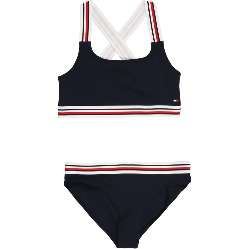 Tommy Hilfiger Underwear Bikiny námornícka modrá / červená / biela 67335984
