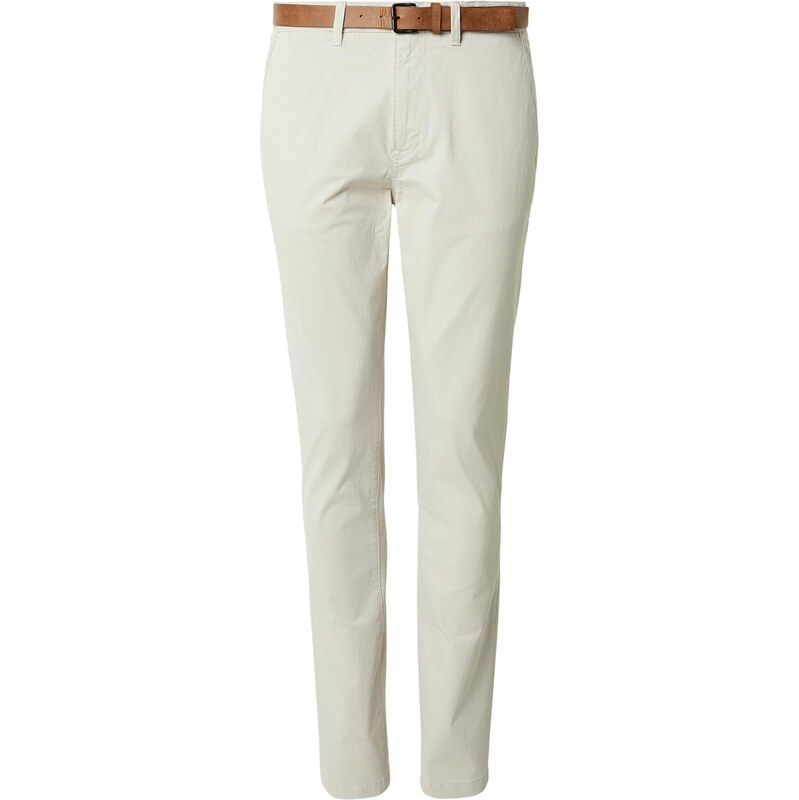 TOM TAILOR DENIM Chino nohavice šedobiela 67336003