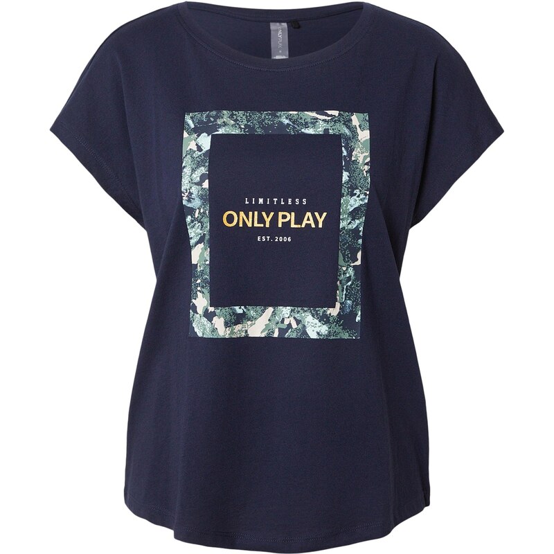 ONLY PLAY Funkčné tričko ONPAUB-SAVE tmavomodrá / žltá / nefritová / 67336020