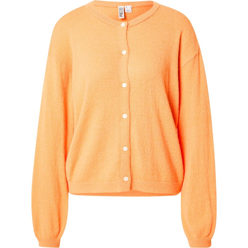 PIECES Kardigán PCNAOMI oranžová 67336028