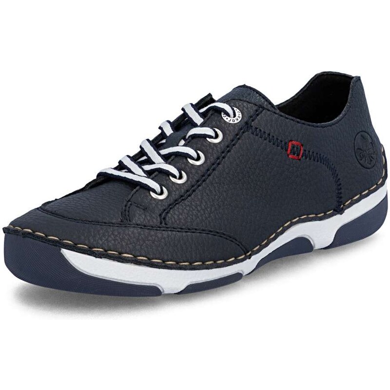 Dámske poltopánky RIEKER 55901-14 modrá S6 67340044