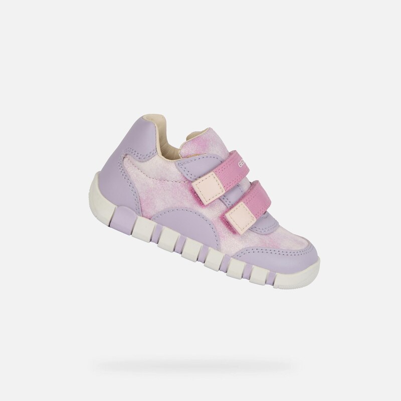 Fialové dievčenské topánky Geox Iupidoo 67351258