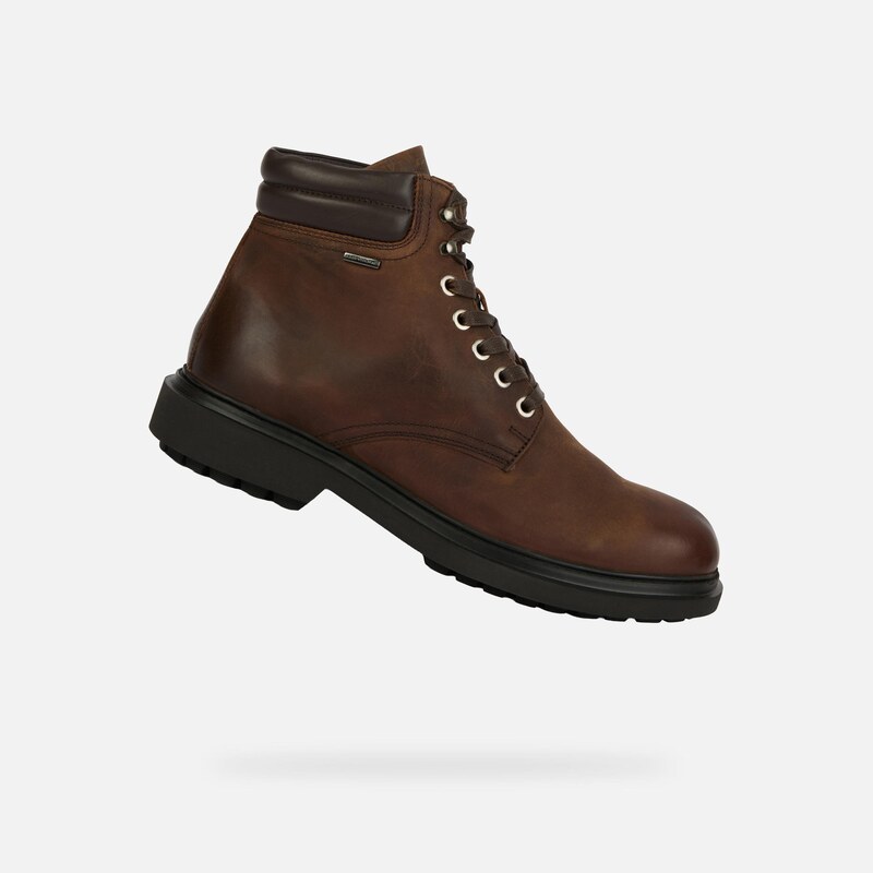 Hnedé pánske členkové topánky Geox Faloria B ABX 67351262