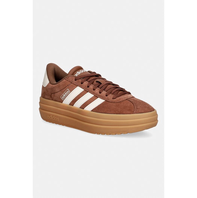 Semišové tenisky adidas VL Court Bold 67340117