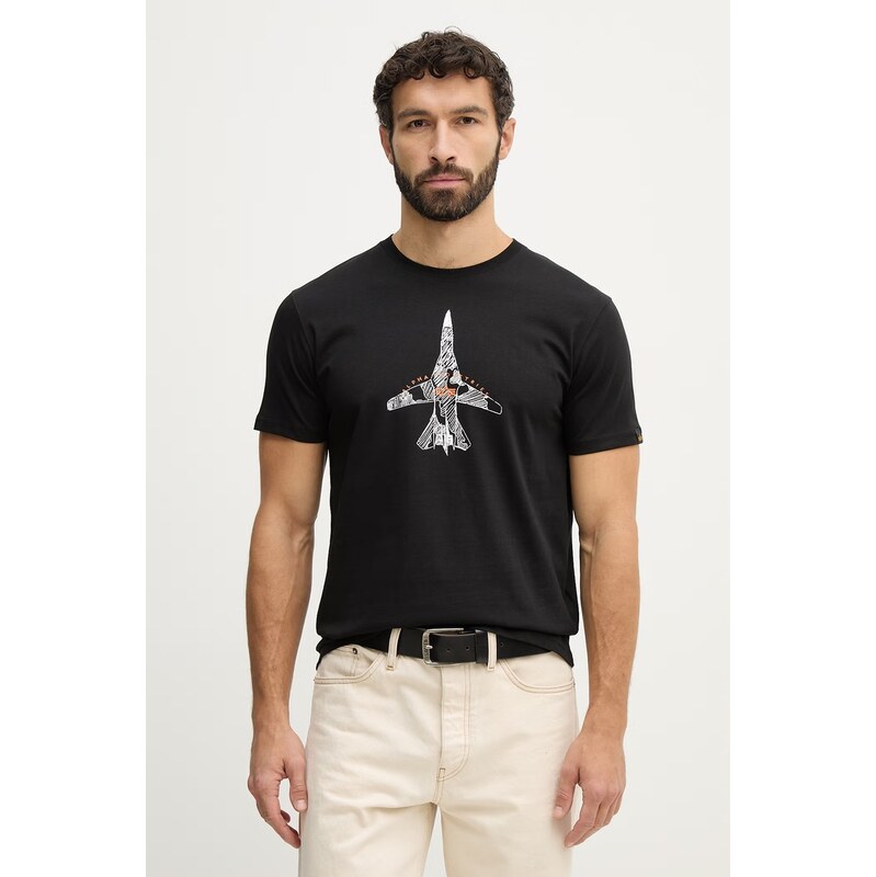 Bavlnené tričko Alpha Industries Air Force Sketch 67340168