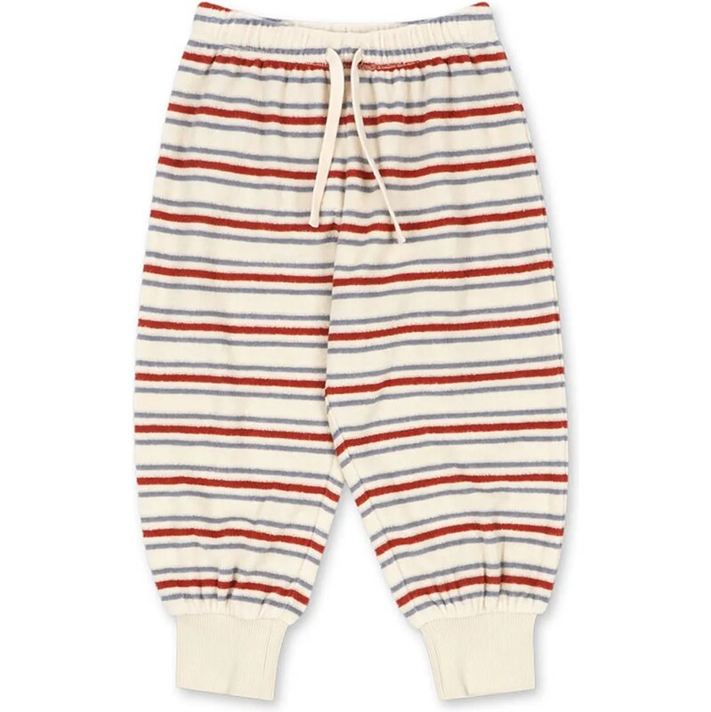 Detské bavlnené tepláky Konges Sløjd ITTY RIB SWEAT PANTS GOTS 67351430