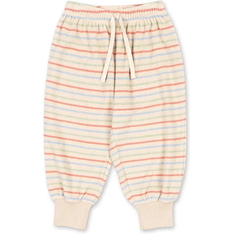 Detské bavlnené tepláky Konges Sløjd ITTY RIB SWEAT PANTS GOTS 67351431