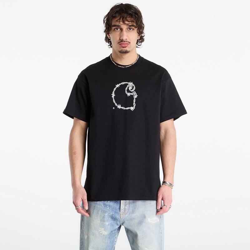 Tričko Carhartt WIP S/S Barbwire C T-Shirt UNISEX Black S 67353106