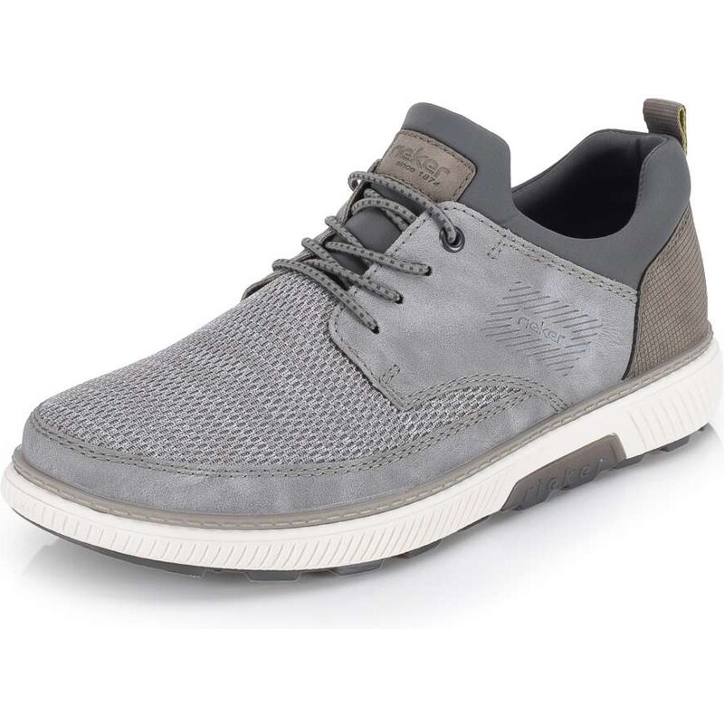 Pánske poltopánky RIEKER B3354-40 sivá S6 67352930