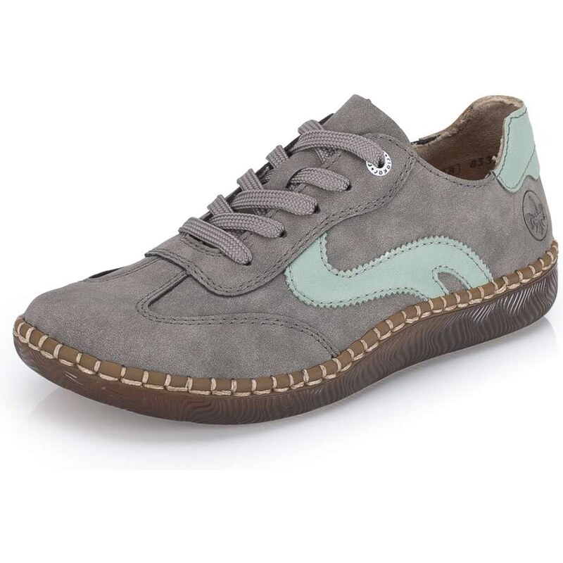 Dámske poltopánky RIEKER N2400-40 sivá S6 67353260