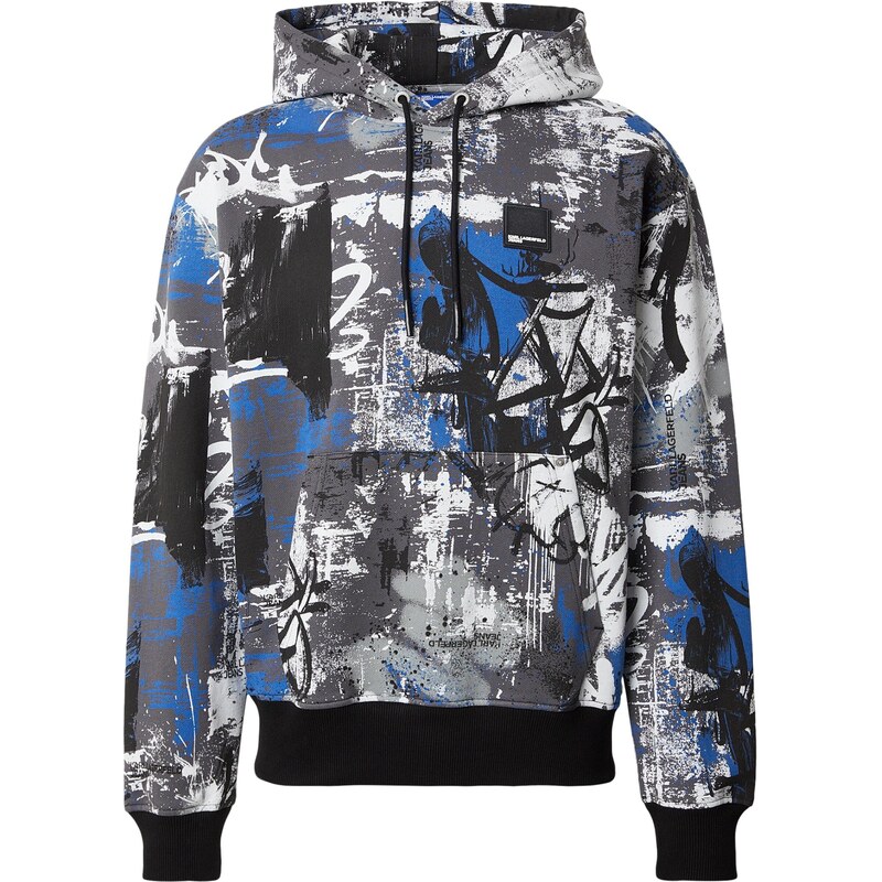 KARL LAGERFELD JEANS Mikina modrá / sivá / čierna 66240471