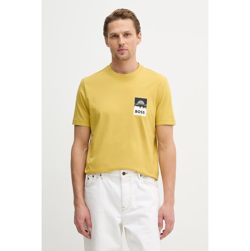 Bavlnené tričko BOSS Orange Te_Plain 67354008