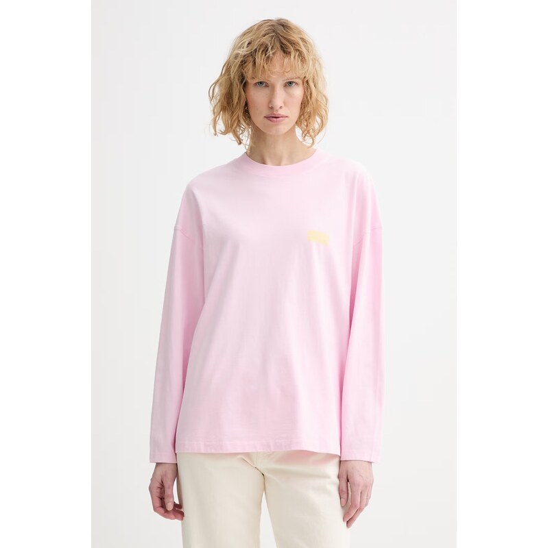 Bavlnené tričko s dlhým rukávom American Vintage 67354285