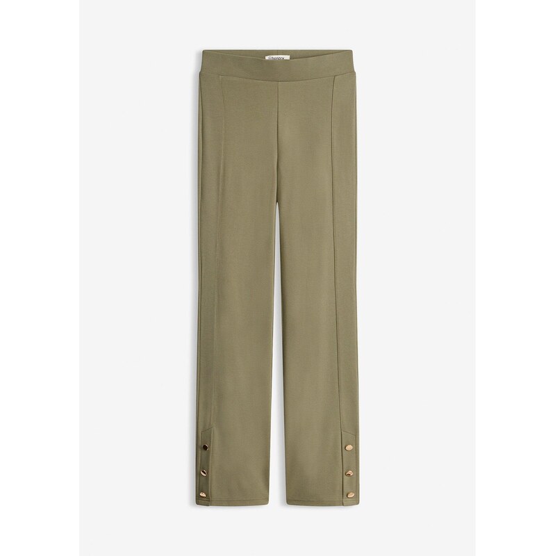 bonprix Džersejové nohavice z Punto di Roma, farba zelená 67354721