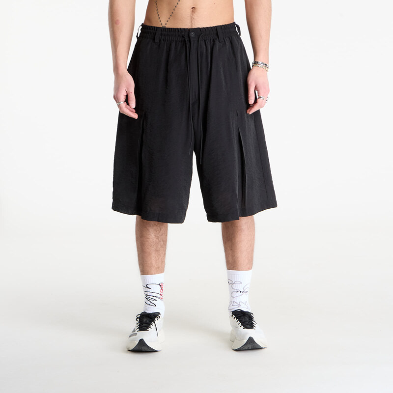 Šortky Y-3 Crinkle Pleated Shorts Black XL 67355342