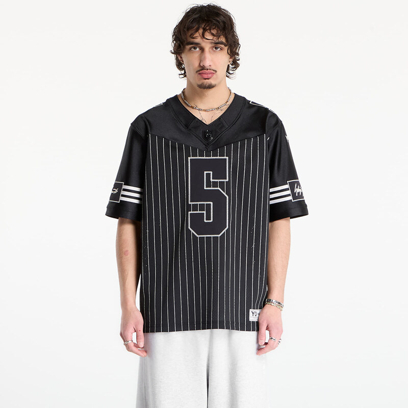 Dres Y-3 Elite 5 A Football Short Sleeve Jersey Black XL 67355303