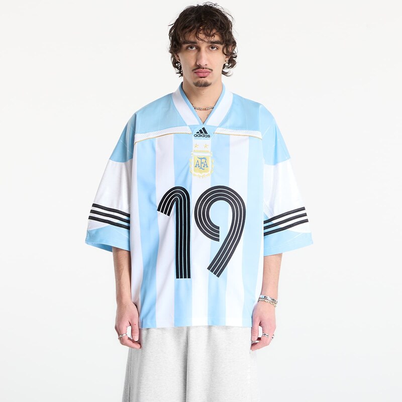 adidas Originals Dres adidas Jersey Clear Blue/ White/ Black L 67355296