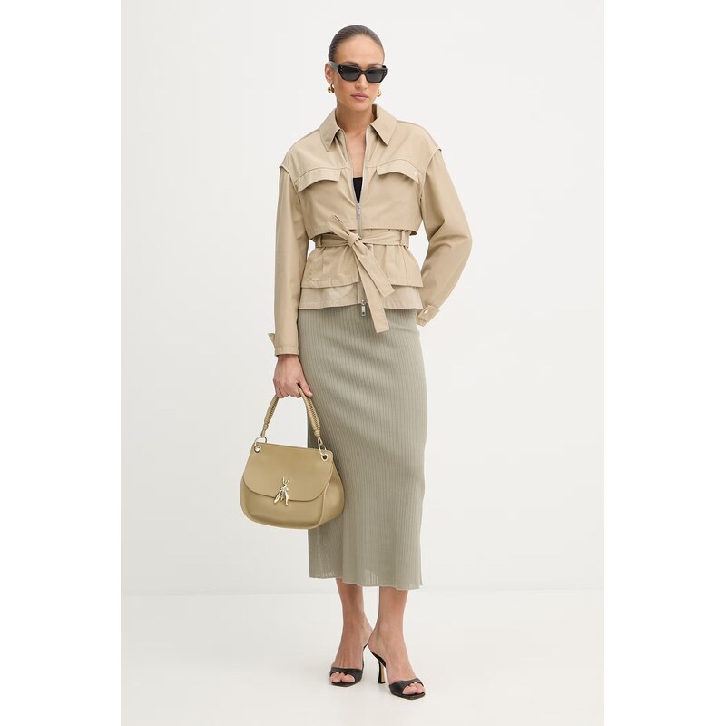 Kožená kabelka Patrizia Pepe 67340324