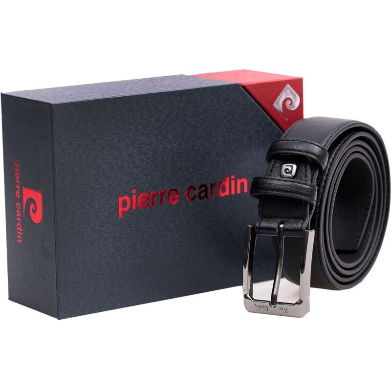 Pánsky kožený opasok Pierre Cardin 2506 NERO 67355494