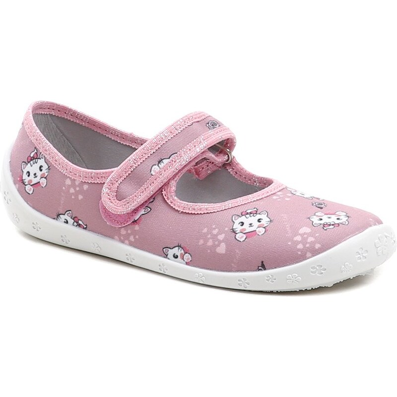 Raweks Dorotka D46 tmavo ružové dievčenské baleríny 67355453