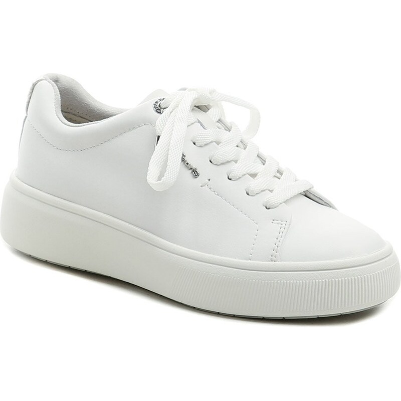 Tamaris 1-23736-42 biele dámske poltopánky 67355458