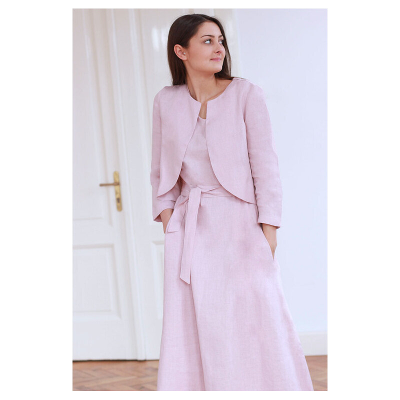 Lotika České autorské bolerko zo 100% lanu Premium quality 35577074