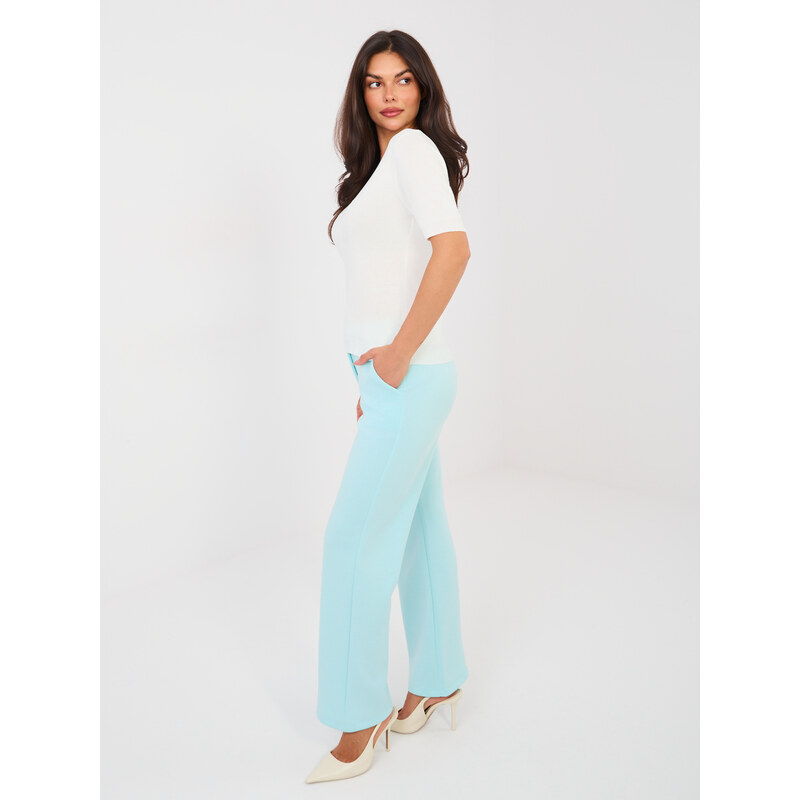 RUE PARIS Dámske jednofarebné nohavice 67356390