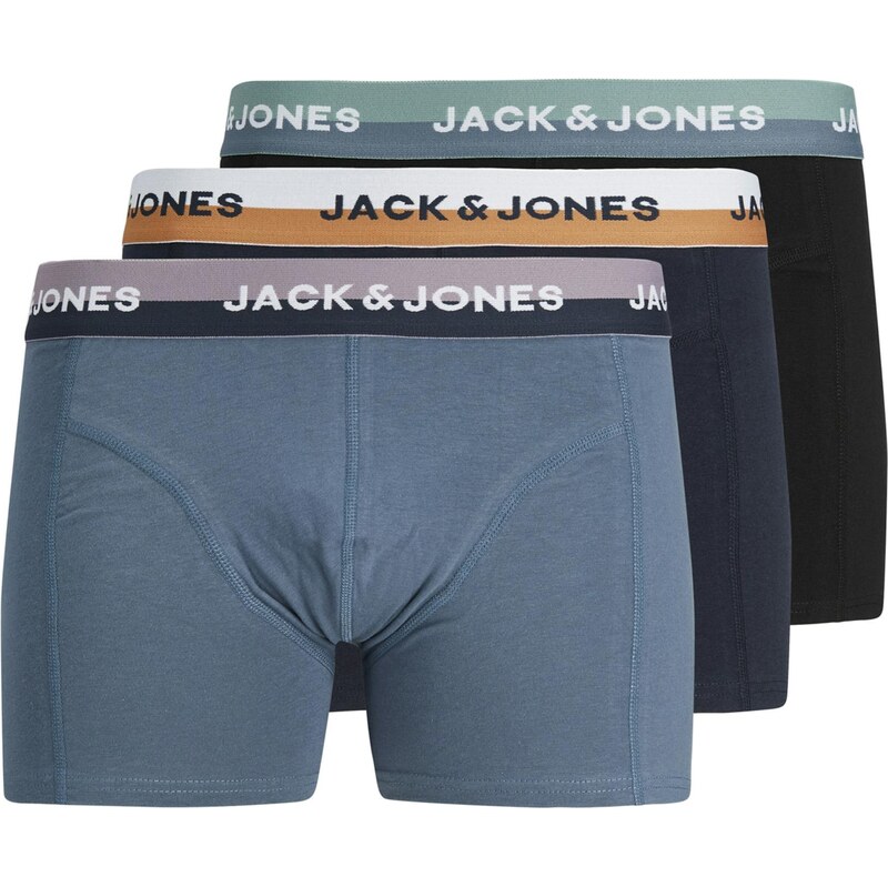 JACK & JONES Boxerky JWHERIC námornícka modrá / opálová / čierna / 67359041