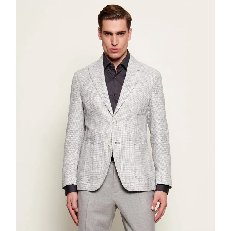 Eleventy Ľanová sako | regular fit 67351549