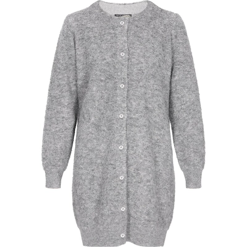 DreiMaster Vintage Kardigán sivá melírovaná 67359299
