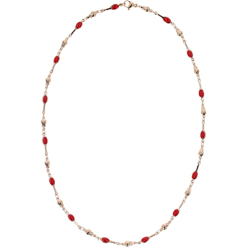 faina Retiazka ružové zlato / červená 67359332