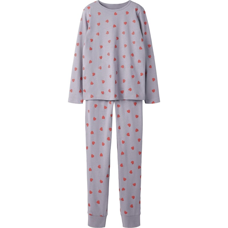 NAME IT Pyžamo sivá / červená 67368818