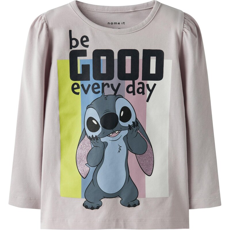 NAME IT Tričko NMFDIANA STITCH opálová / kiwi / svetlofialová / čierna 67359701